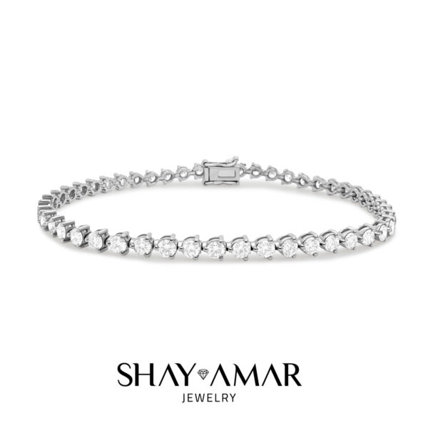 צמיד טניס יהלומים 4.75ct