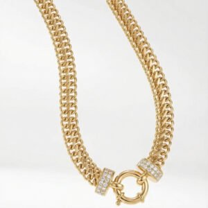 שרשרת שמיניות מושבצת