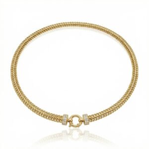 שרשרת שמיניות מושבצת