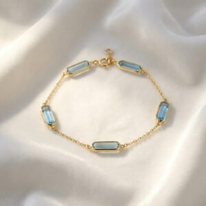 צמיד אבני חן