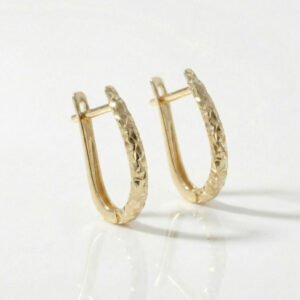 עגילי בננה לייזר 1 ס