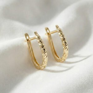 עגילי בננה לייזר 1 ס