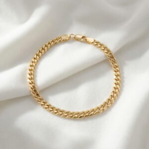 צמיד זהב קובני קלאסי