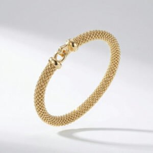 צמיד זהב קלוע