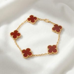 צמיד תלתנים בורדו 