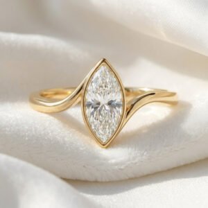 טבעת מרקיזה גלים