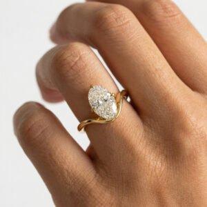 טבעת יהלום אובל גל